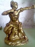 ORIXÁS EM ACAB. OURO ENVELHECIDO 20 CM